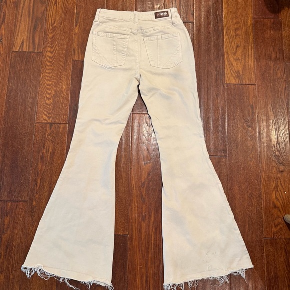 Shyanne Cream Flare Jeans - Picture 2 of 12